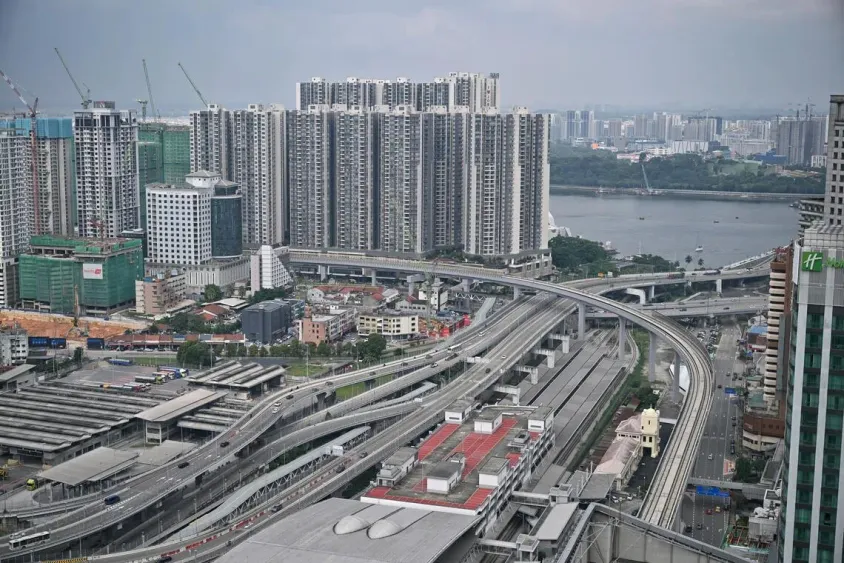 Automated immigration e-gates at the Bukit Chagar ICQ complex